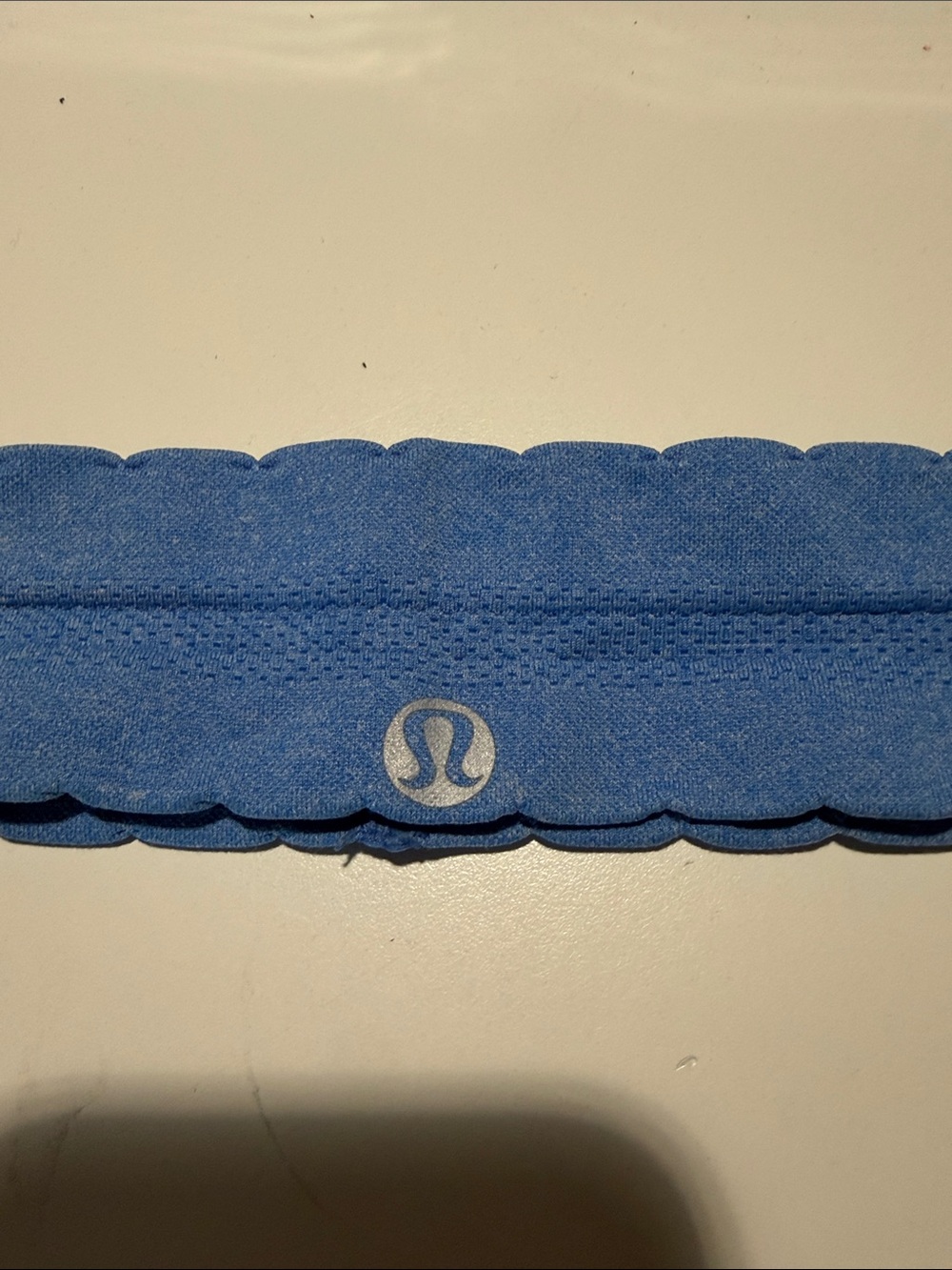 lululemon athletica Blue and Purple Scalloped Edge Headbands (2) - Picture 2 of 4